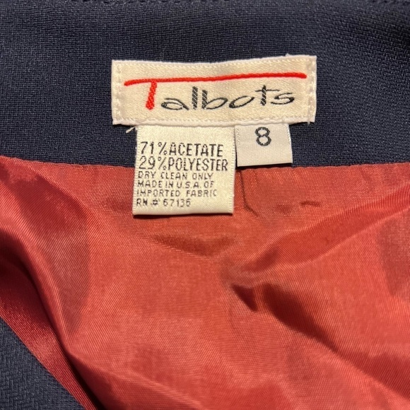 Vintage Talbots Classic Dress size 8 - Picture 3 of 4